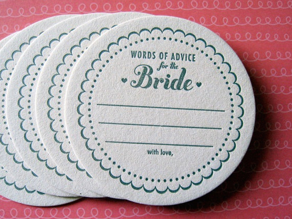 Words of Advice for the Bride